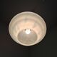 Napako Midcentury Modern Pendant Lamp in Opaline Glass and Brass, Czechoslovakia