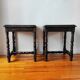 Pair of old Jacobean style sofa ends
