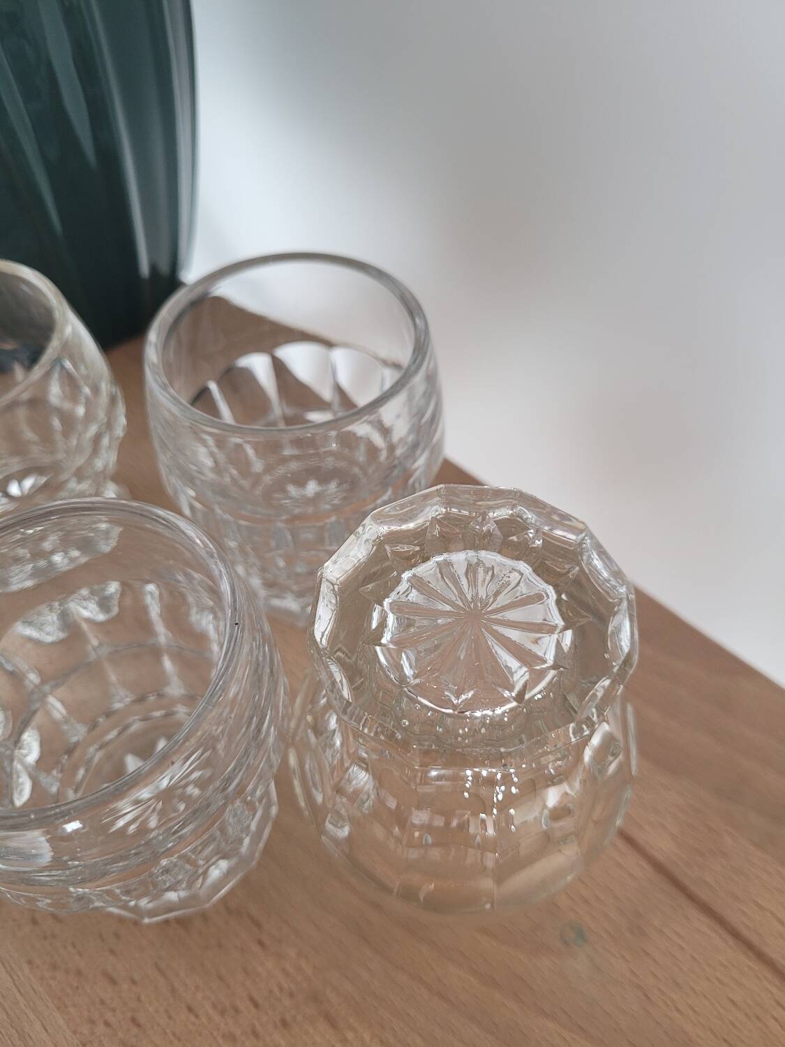 Lot de 5 petits verres années 30
