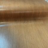 Curved wooden coffee table