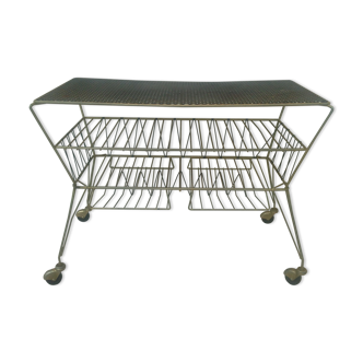 Storage for vinyl metal cabinet