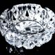 Cut crystal ashtray