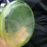 Old uraline blown glass pitcher late nineteenth