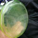 Old uraline blown glass pitcher late nineteenth