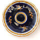 6 tasses café bleu Gien Renaissance