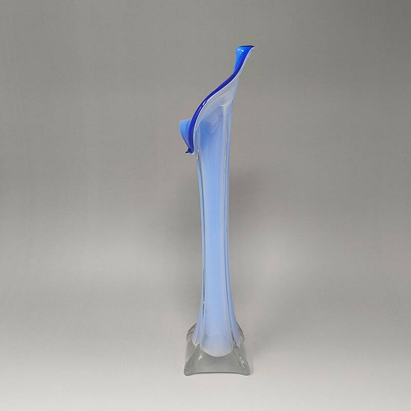 1960s Astonishing Jack in the Pulpit "Calla Lily" vase in Murano Glass