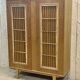 Wardrobe in bamboo and oak from the 1960s