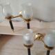 Pair of vintage 50s wall lights, 2 sconces