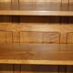 Pair of Robert Mouseman Thompson oak carved bookshelves.