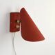 Eric Wärnå for EWÅ Armaturfabrik, Värnamo, Sweden — Model V-13 Wall Lamp, 1950s