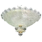 "The Crown" Charming Italian Murano Glass Ceiling Fixture, Murano, 1970