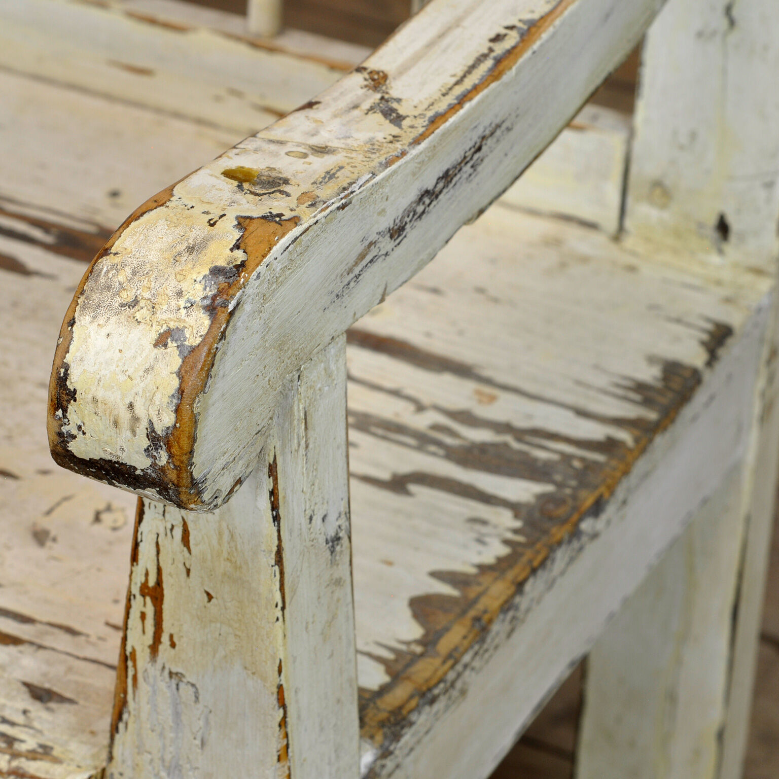 Antique Pine Bench, 1930s