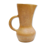 Vintage stoneware pitcher by the digoin factory, France
