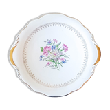 Digoin Sarreguemines "Lilitia" Large flat plate cake dish