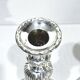 PAIR OF SILVERED BRONZE CANDLESTICKS