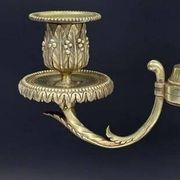 Bronze bouillotte lamp from the 19th century.