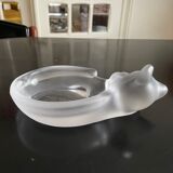 Empty frosted crystal cat pocket