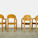 Vintage pine dining chairs by Rainer Daumiller for Hirtshals Sawmill, Denmark 70s