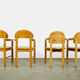 Vintage pine dining chairs by Rainer Daumiller for Hirtshals Sawmill, Denmark 70s
