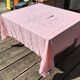 New rectangular tablecloth AG hand-embroidered 196X174cm