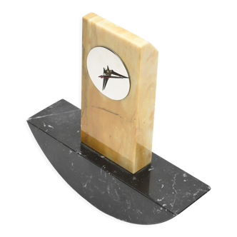 Marble table clock