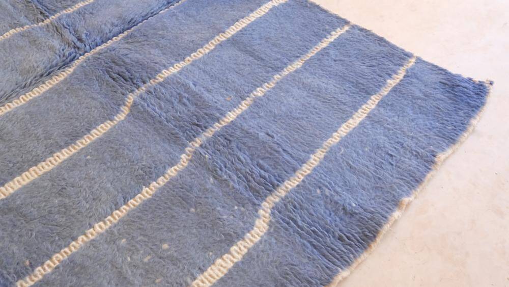 Tapis Beni Ourain bleu