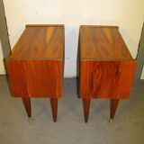 Pair of bedside 50s-60s.