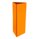 Vase en céramique orange par Gabbianelli - Italie années 1970