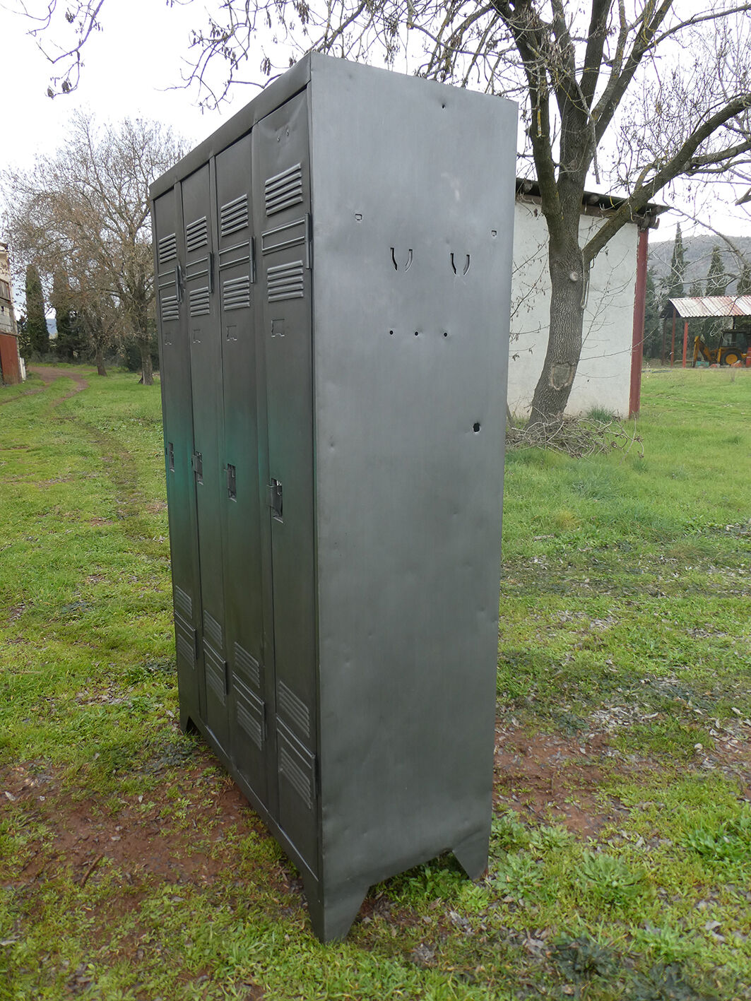 4 door industrial wardrobe