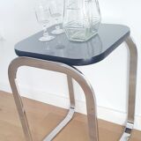 Bauhaus style chrome side table