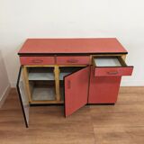 Binte sideboard in red formica
