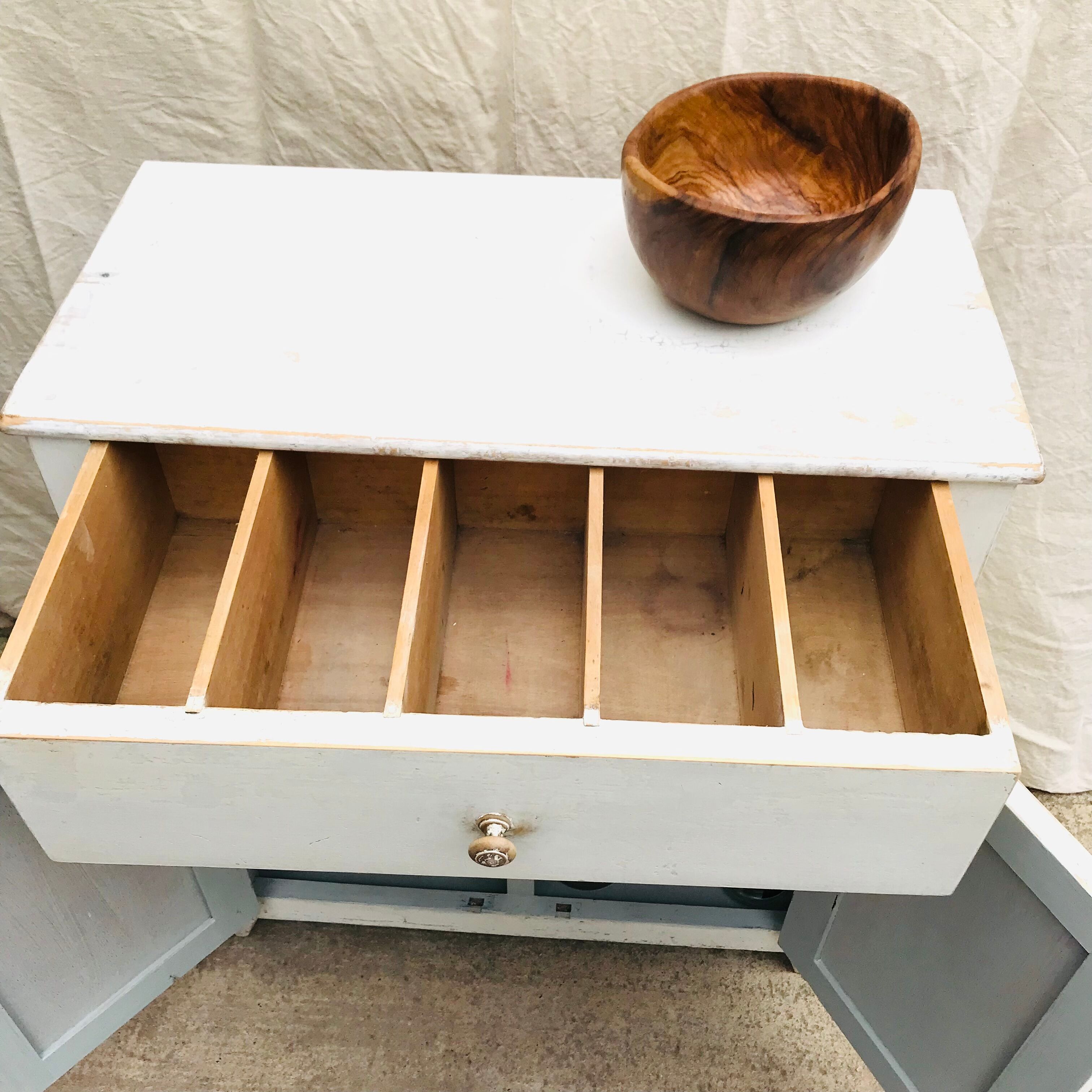 Vintage white Parisian buffet