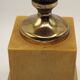 Vintage French floor lamp from the 1970s in brass and metal, Maison Jansen style.