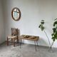 Oval cherry mirror