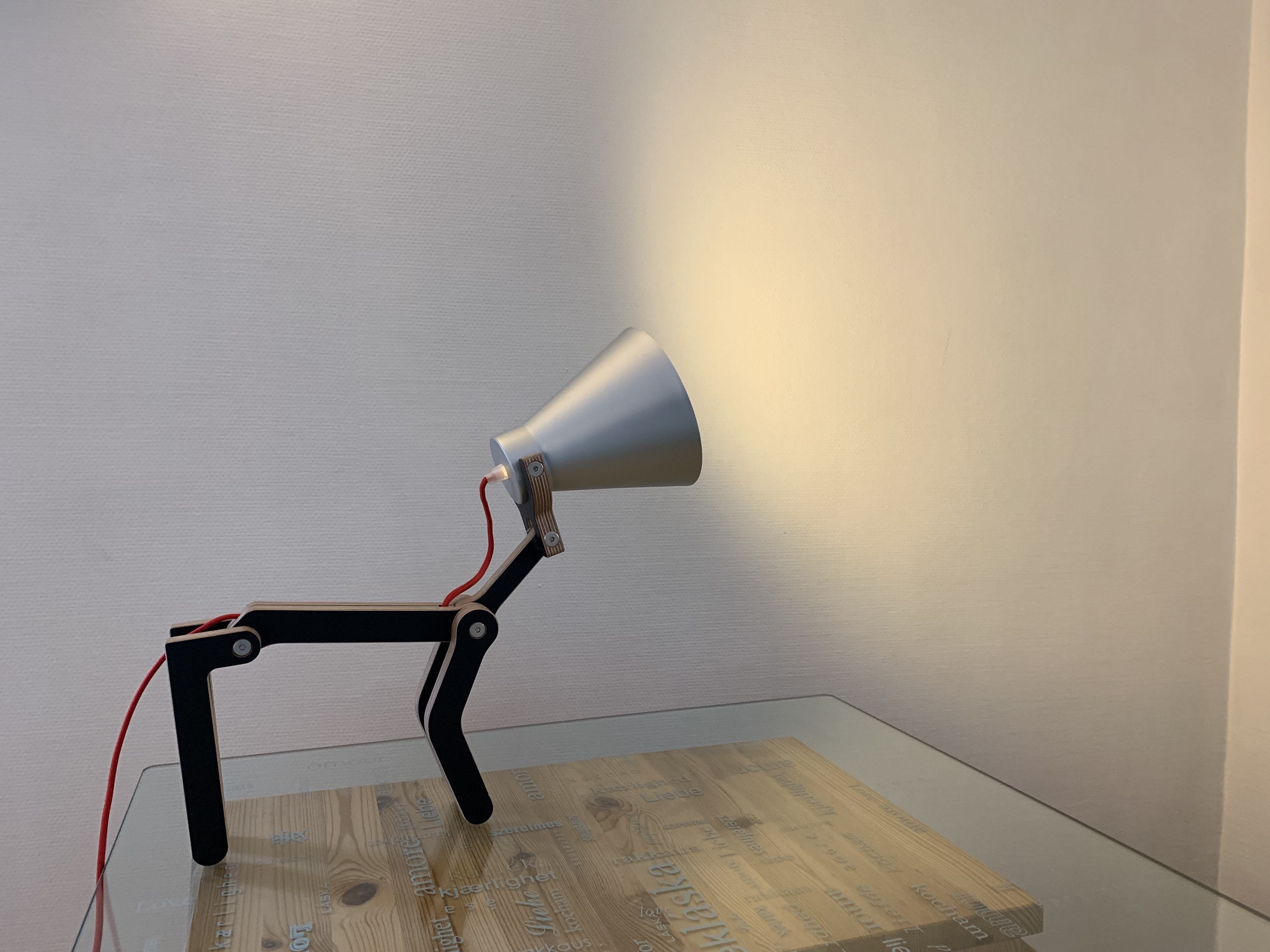 "Chien WAaf" lamp by designer Pierre STADELMANN