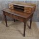 Wooden desk with turned feet
