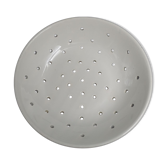 Digoin white earthenware strawberry drain plate - circa 1950 - Vintage