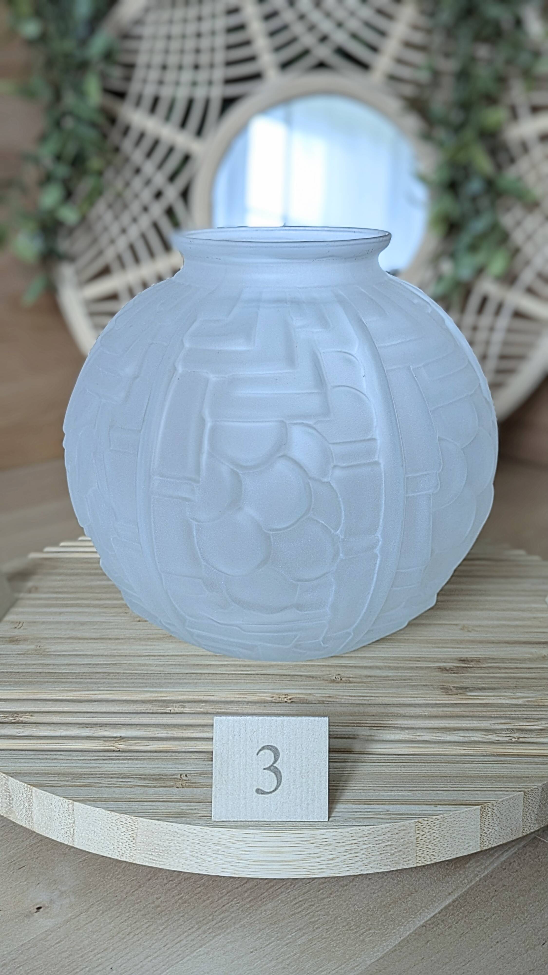 Art Nouveau round vase (D-0045)