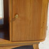 art deco dressing table in light wood