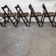 Cane folding chairs