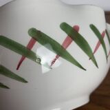 AMANO Vintage Floral Pattern Ceramic Salad Bowl