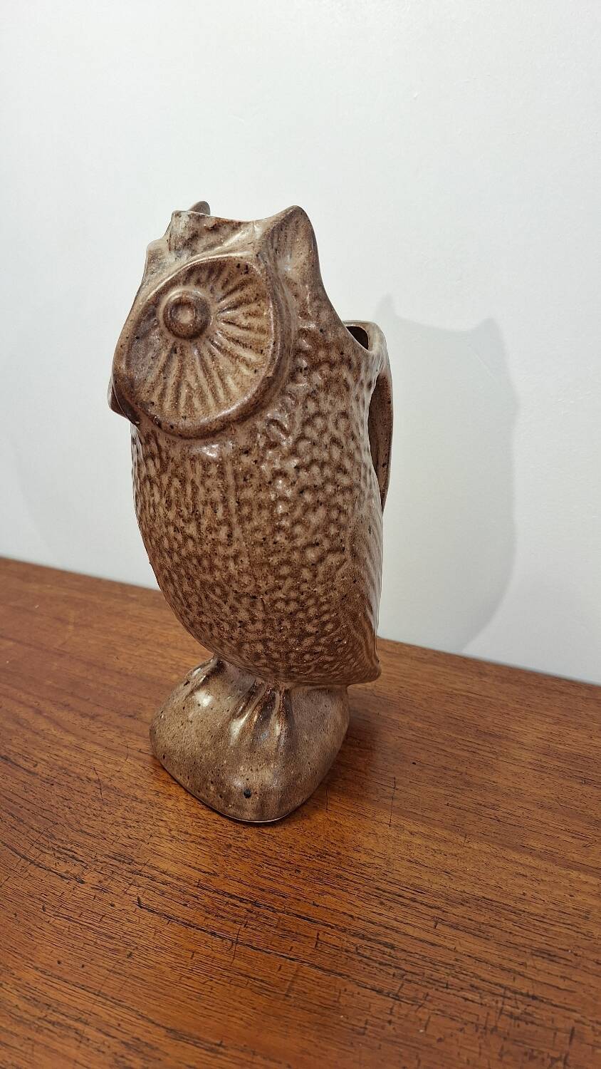 Zoomorphic vase Owl Vallauris