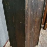 18th century hanging corner cupboard in oak and marquetry circa 1780