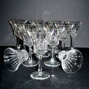 Villeroy Boch set of 12 cut crystal wine glasses – model Royal VB H14.5cm