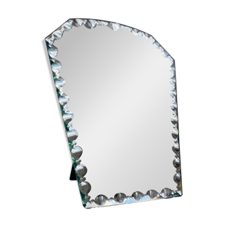 Antique beveled mirror