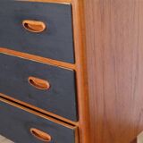 Vintage scandinavian teak chest of drawers
