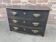 Alsatian curved chest of drawers XVIIIth patinated