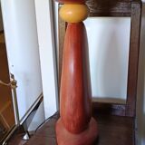 ceramic pebble lamp 1990 signed François Chatain