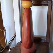 ceramic pebble lamp 1990 signed François Chatain