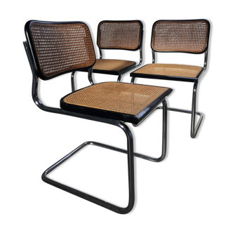 Trio de chaises Marcel Breuer